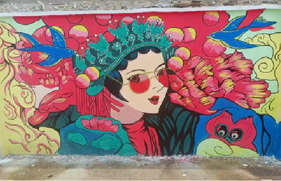 尤溪墙体彩绘-网红墙