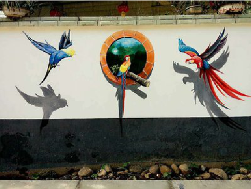 尤溪视觉错位-3D墙绘设计