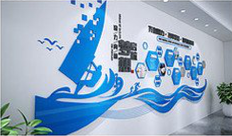 尤溪海浪主题文化墙如何设计？