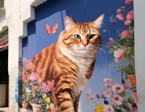 尤溪自己绘制有个性的手绘墙