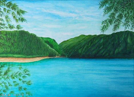 尤溪在墙绘中，如何绘画绿水青山？