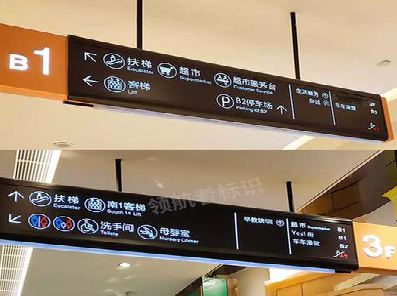 尤溪如何通过商场标识牌引导客流分布？